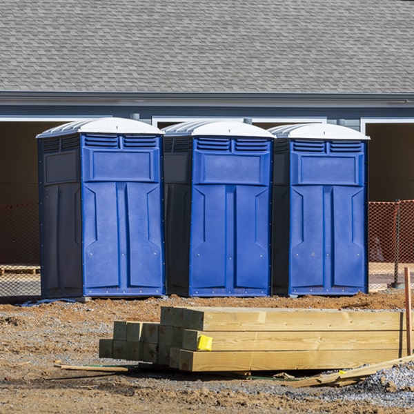 what is the cost difference between standard and deluxe porta potty rentals in Hudson